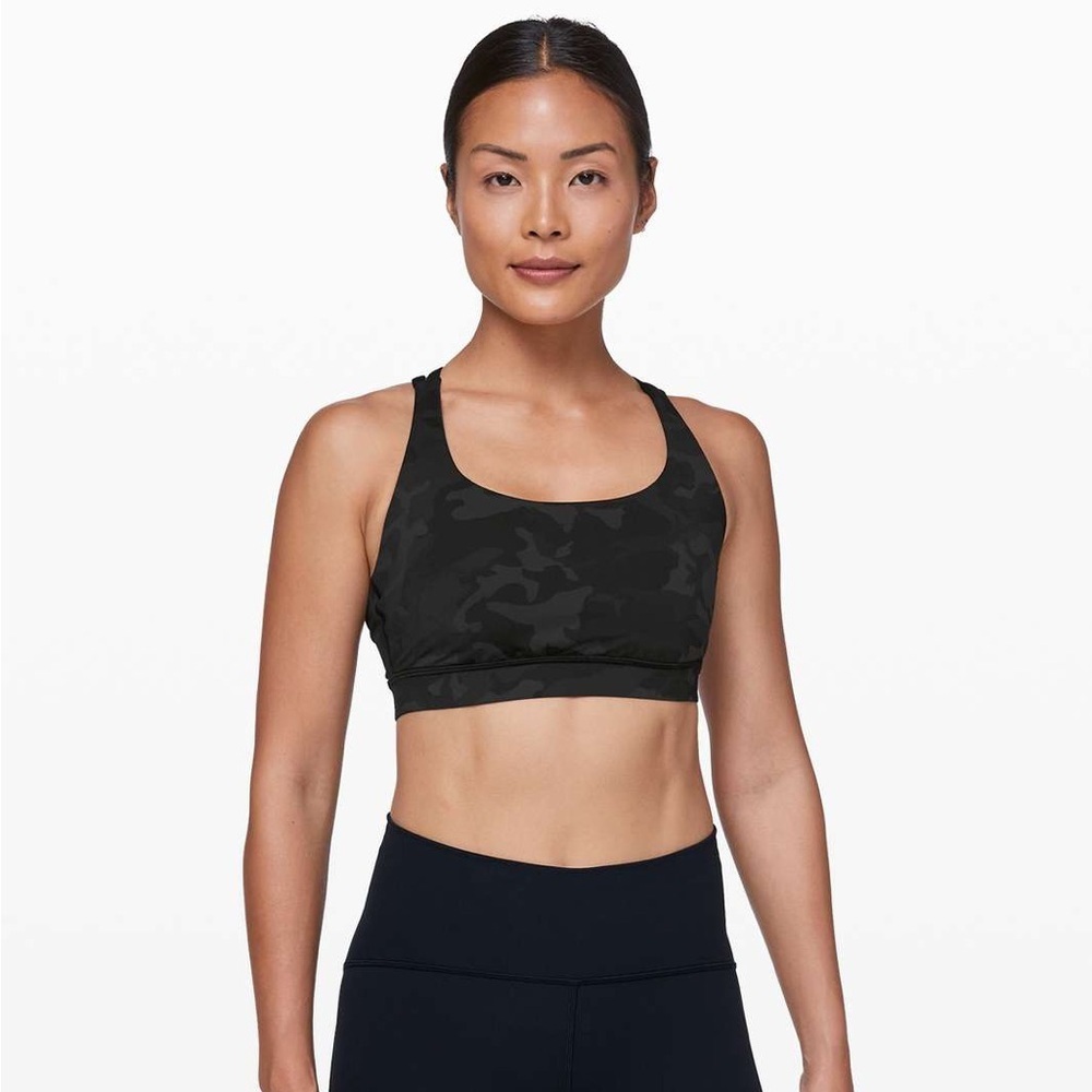 Lululemon Camo Energy Bra 8